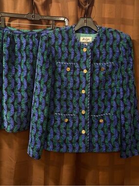 Helga Vintage Tweed Skirt and Blazer size 8